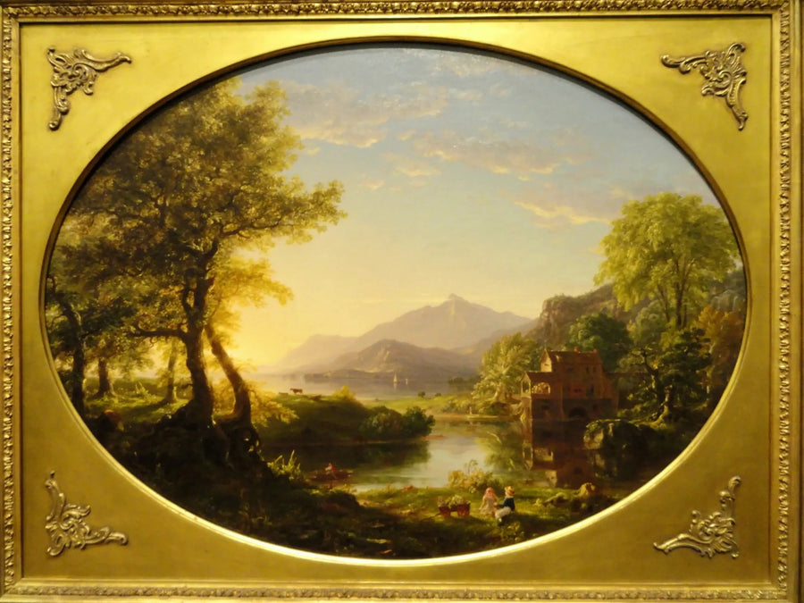 Il Mulino, tramonto - Thomas Cole
