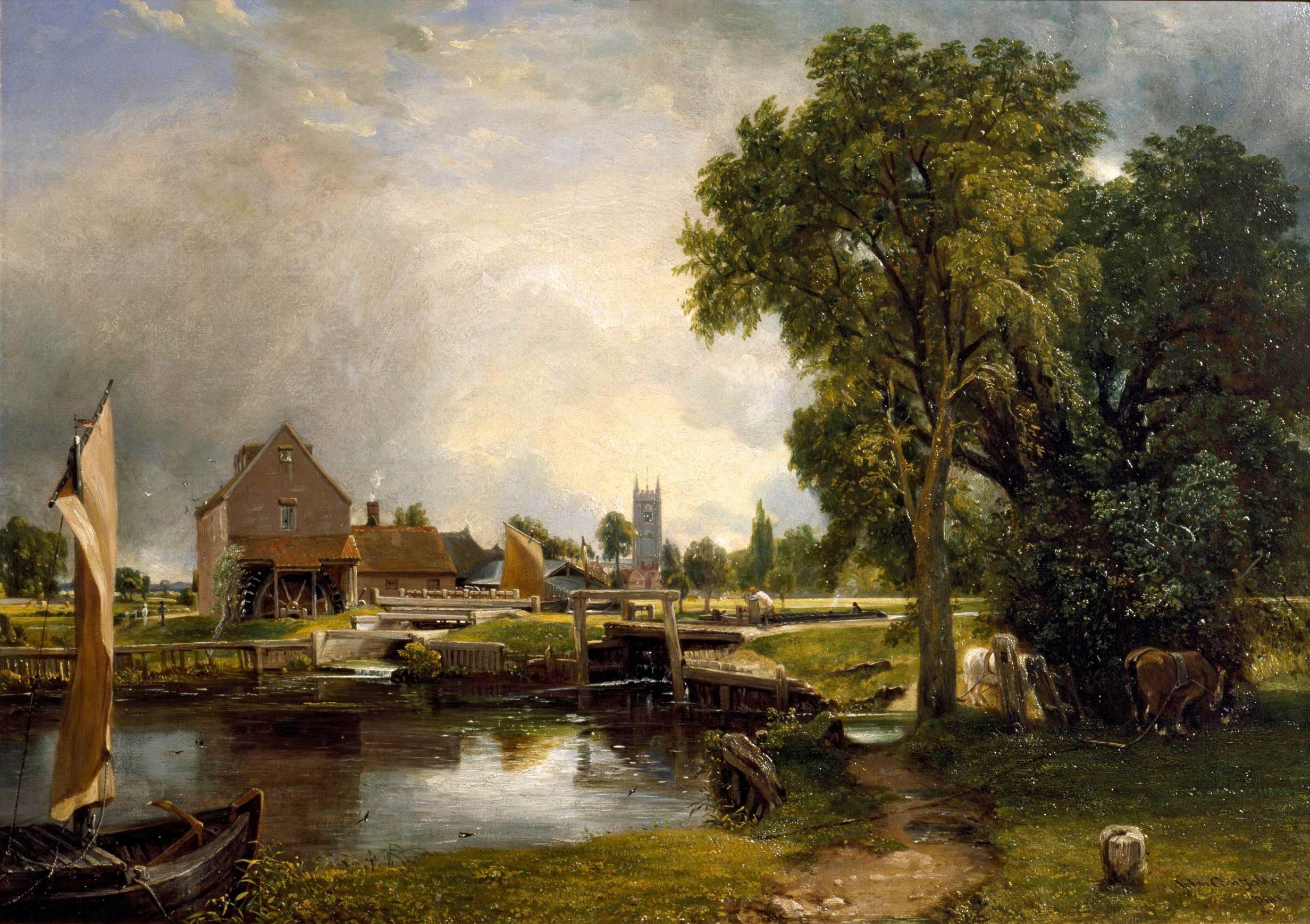 Le Moulin de Dedham - John Constable - Alpha Reproduction