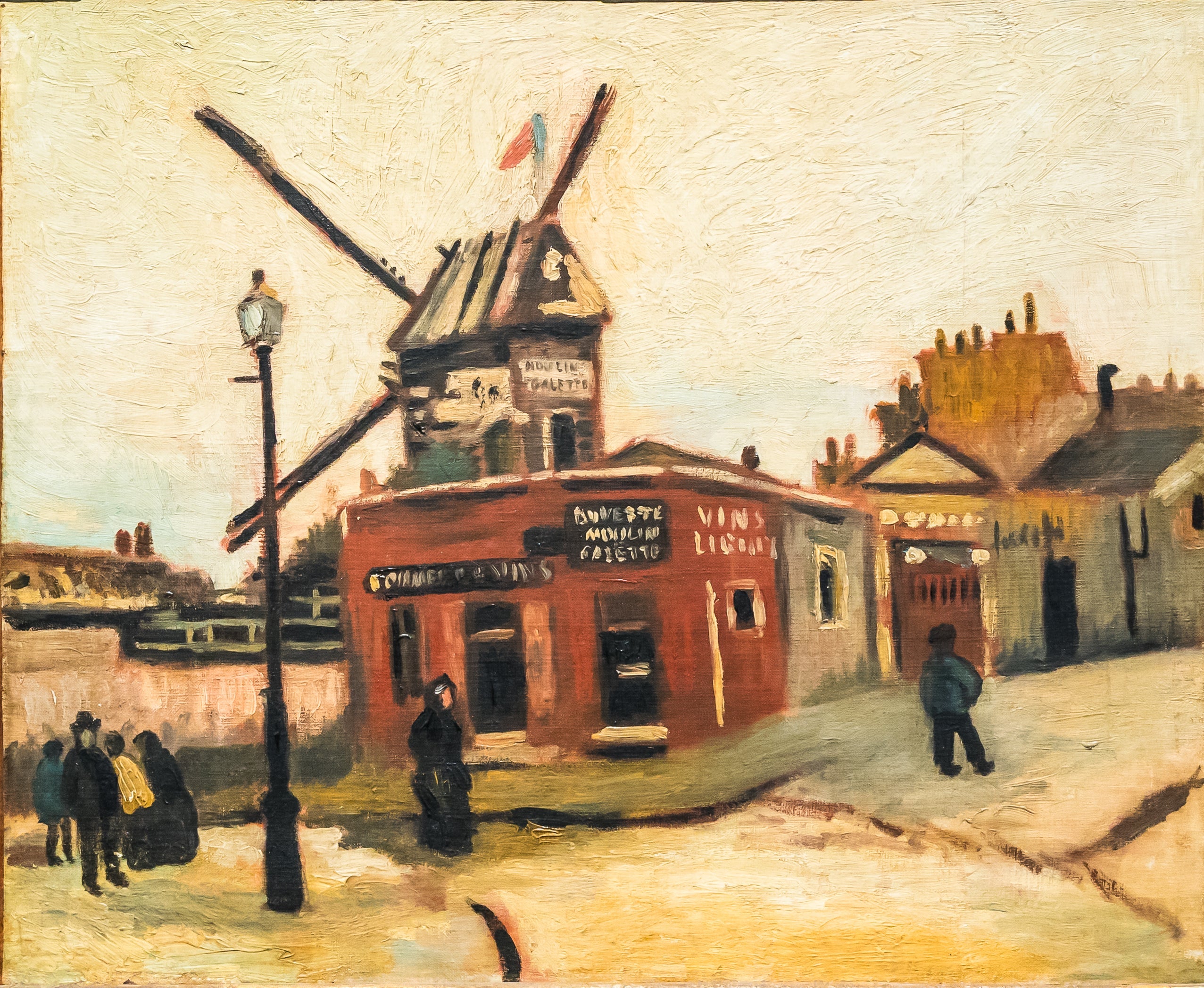 Reproduction du tableau « Le Moulin de la Galette - Vincent van Gogh » par Alpha Reproduction en peinture à l’huile