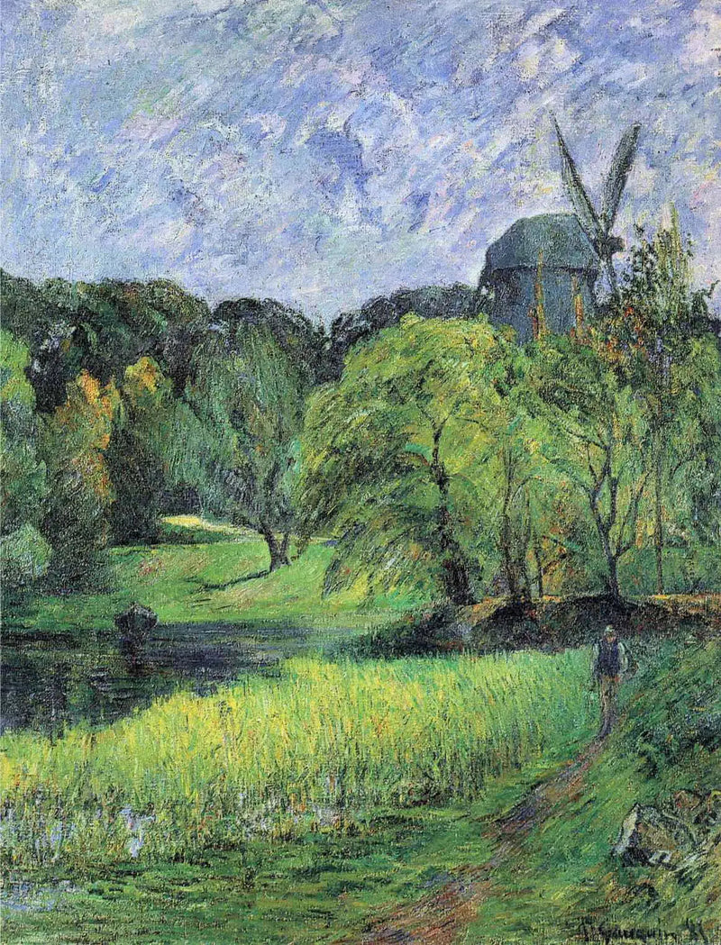Il Mulino della Regina nel parco Østervold - Paul Gauguin