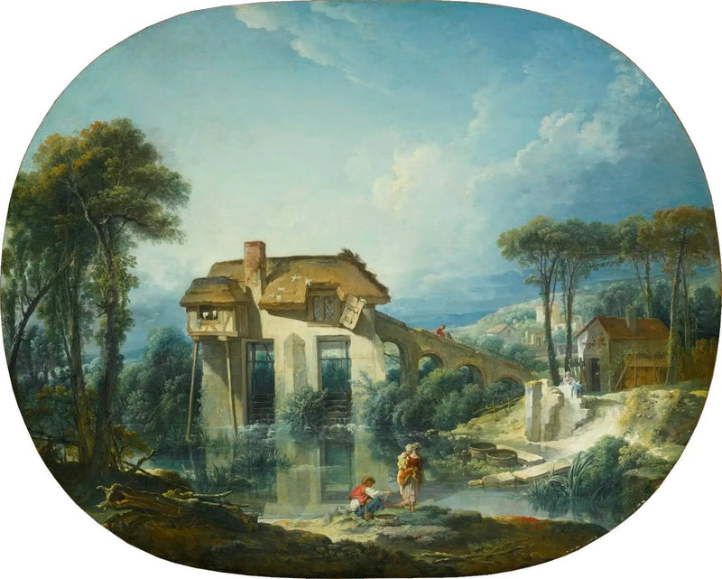 Il Mulino di Quiquengrogne a Charenton - François Boucher