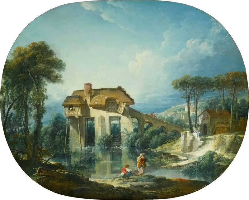 Il Mulino di Quiquengrogne a Charenton - François Boucher