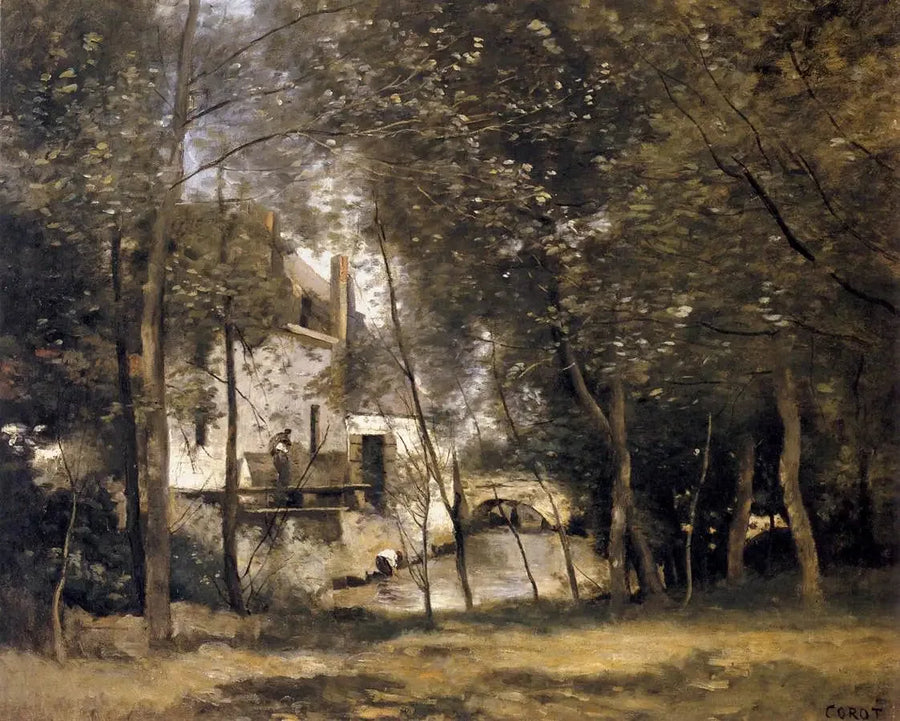 Il Mulino di Saint-Nicolas-lez-Arras - Jean-Baptiste Camille Corot