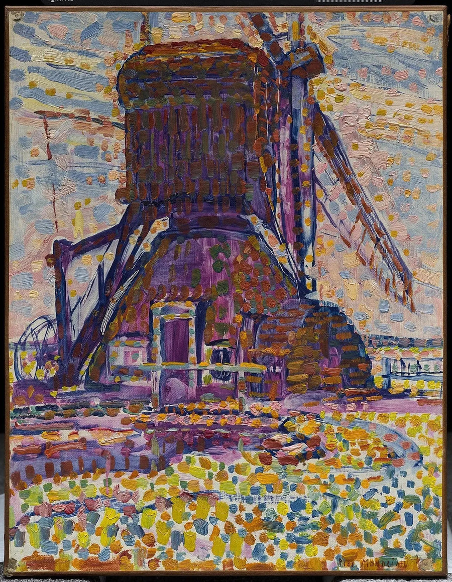 Il Mulino di Winkel, versione puntinista - Piet Mondrian