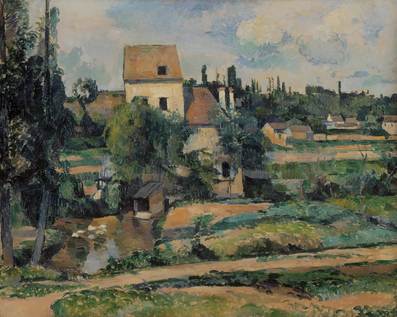 Il mulino sulla Couleuvre a Pontoise - Paul Cézanne