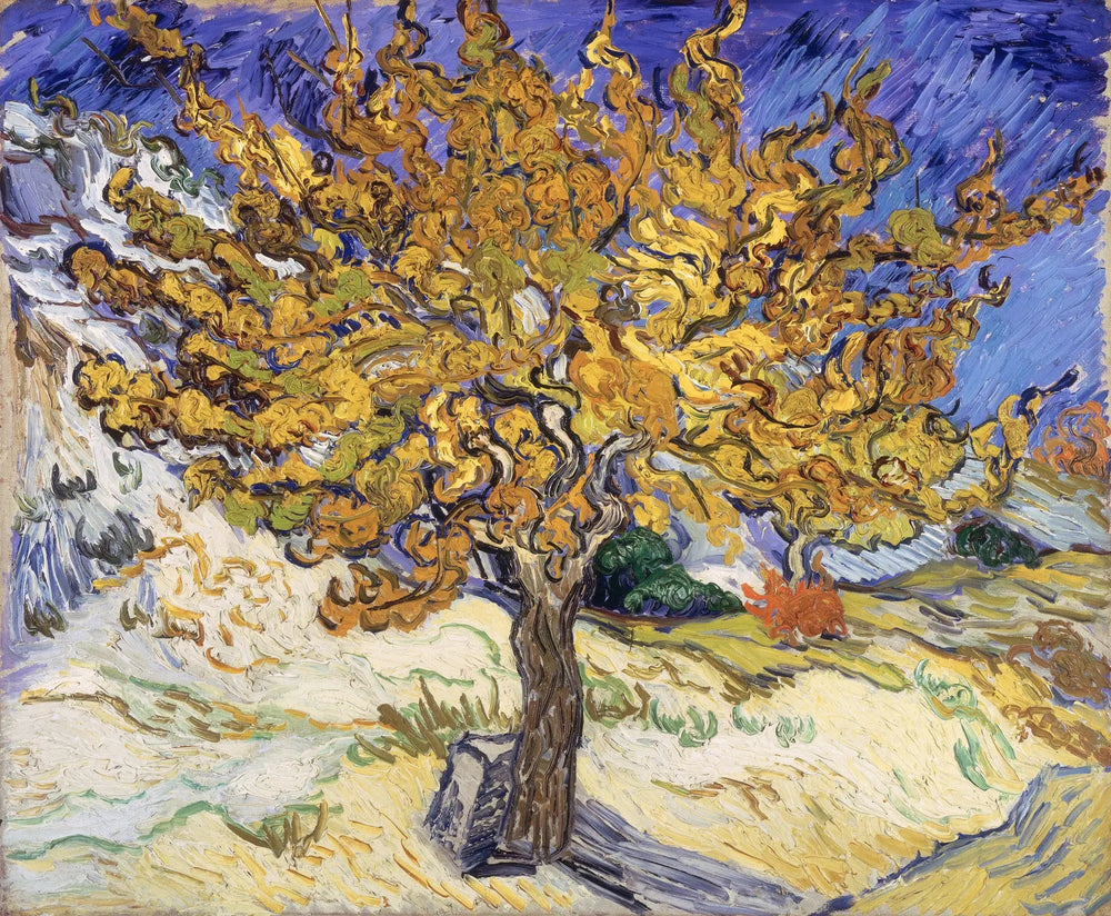 Le mûrier - Vincent van Gogh image 1 copie de tableau peinte à la main