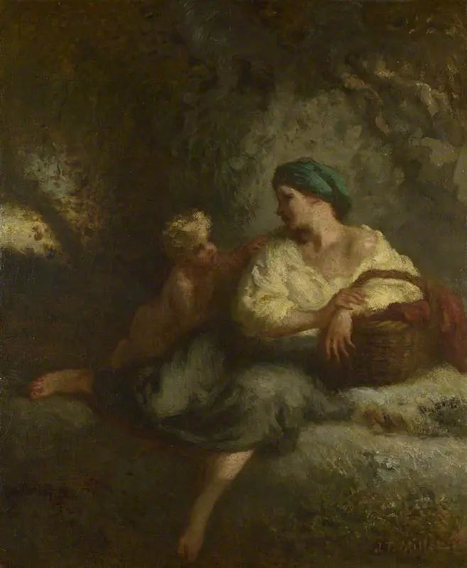 Il sussurro - Jean-François Millet