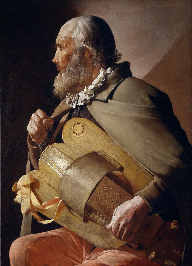 Il musicista cieco. - Georges de La Tour