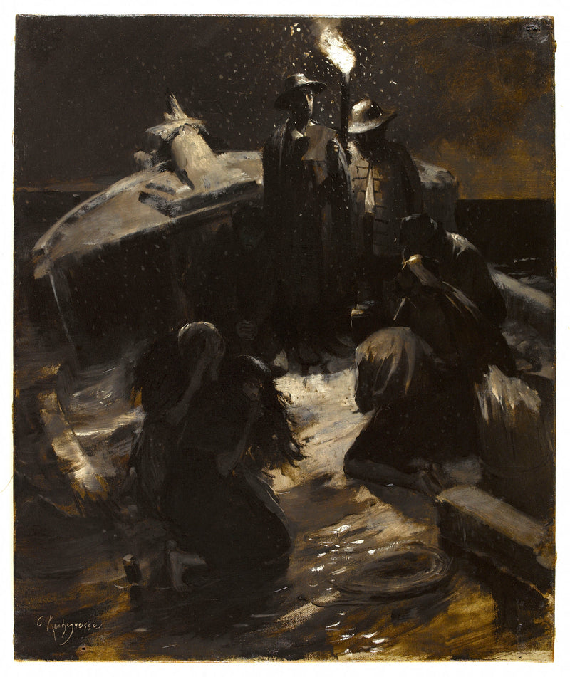 Le Naufrage - Georges-Antoine Rochegrosse