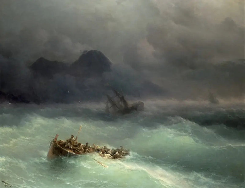 Il naufragio - Ivan Aïvazovski