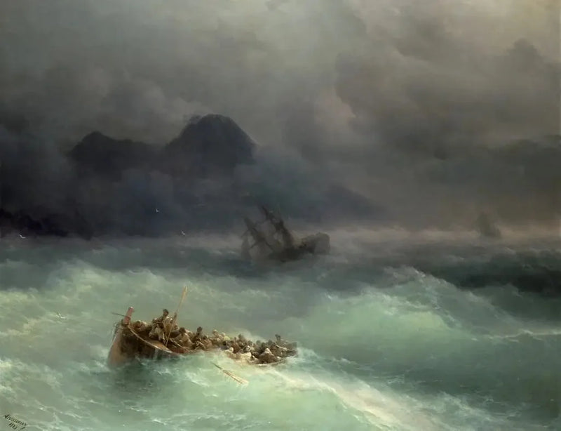 Il naufragio - Ivan Aïvazovski