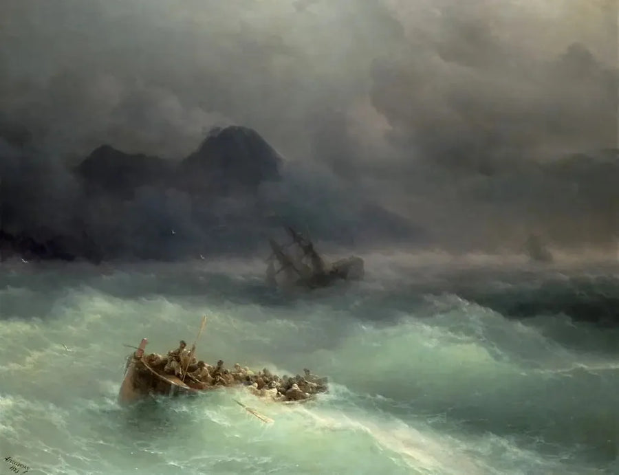 Il naufragio - Ivan Aïvazovski