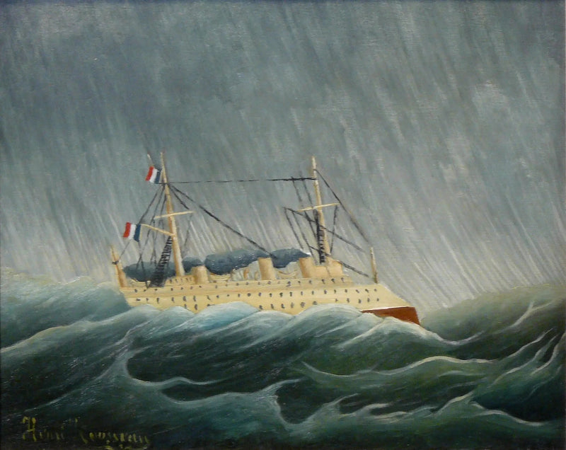 La nave nella tempesta - Henri Rousseau