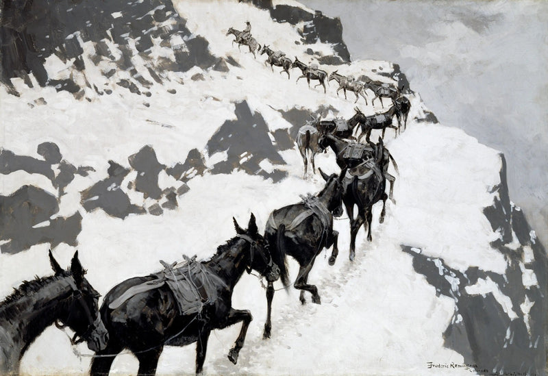 Il pacchetto Mule - Frederic Remington