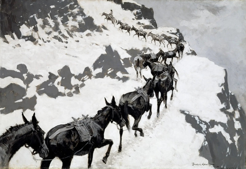 Il pacchetto Mule - Frederic Remington