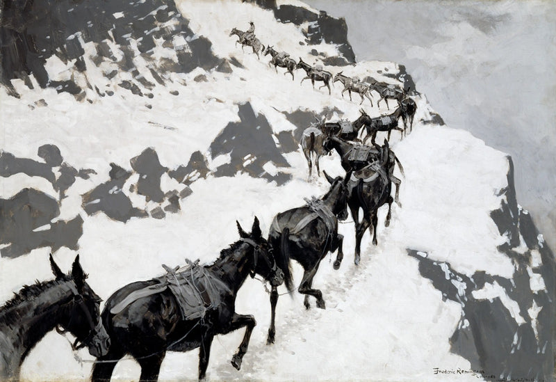 Il pacchetto Mule - Frederic Remington