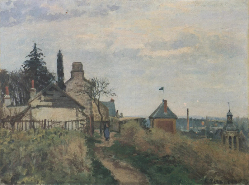 Il Palazzo di Giustizia, Pontoise - Camille Pissarro