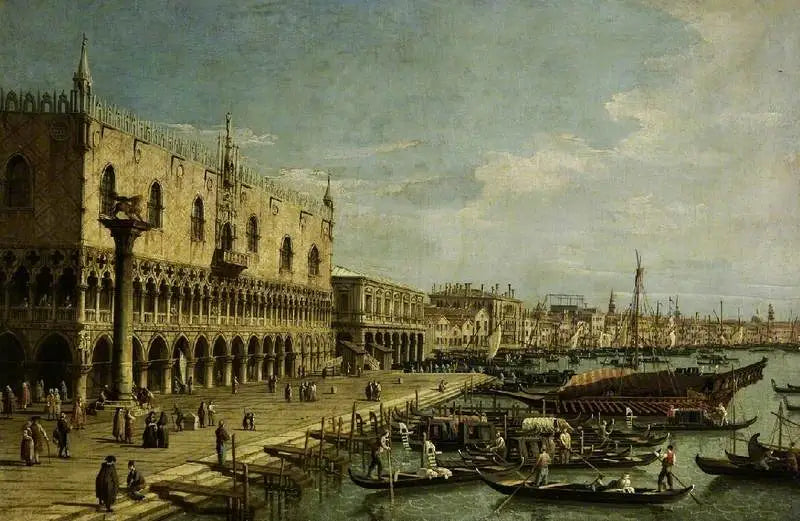 Il Palazzo dei Dogi, Venezia - Canaletto