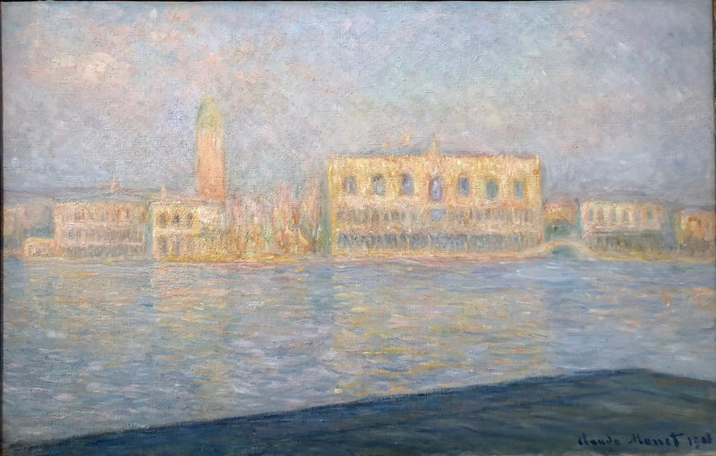 Il Palazzo Ducale visto da San Giorgio Maggiore - Claude Monet