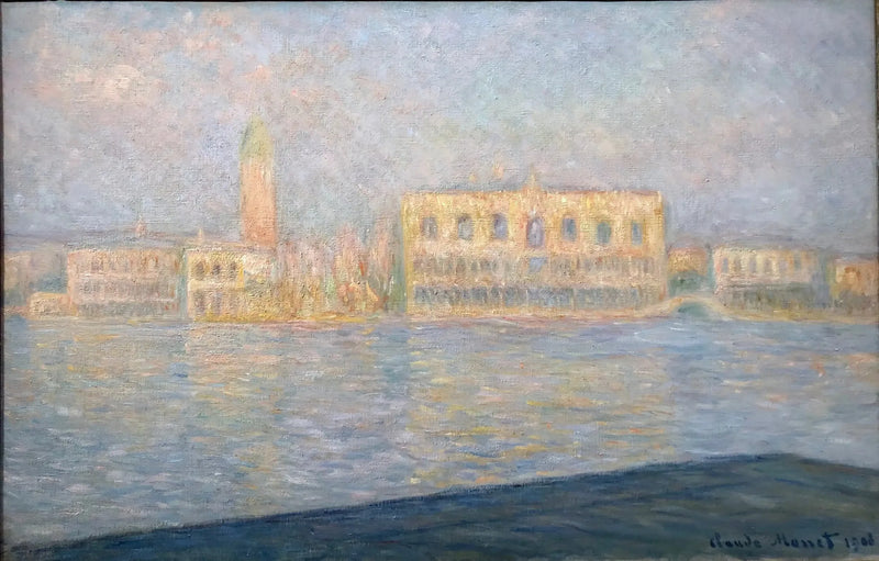 Il Palazzo Ducale visto da San Giorgio Maggiore - Claude Monet