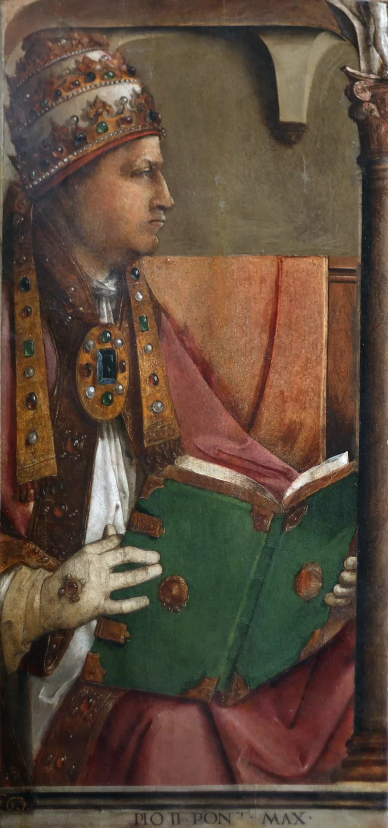 Il papa Pio II - Pedro Berruguete