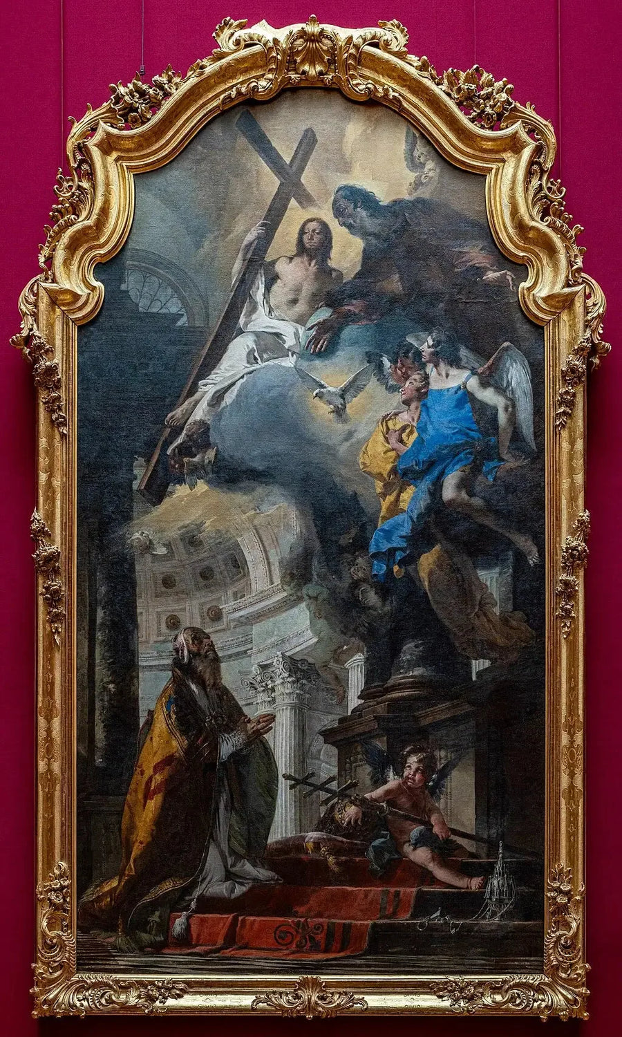 Il papa santo Clemente adorando la Trinità - Giovanni Battista Tiepolo