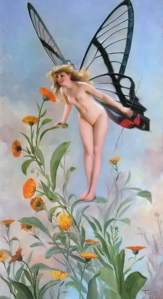 La farfalla - Luis Ricardo Falero