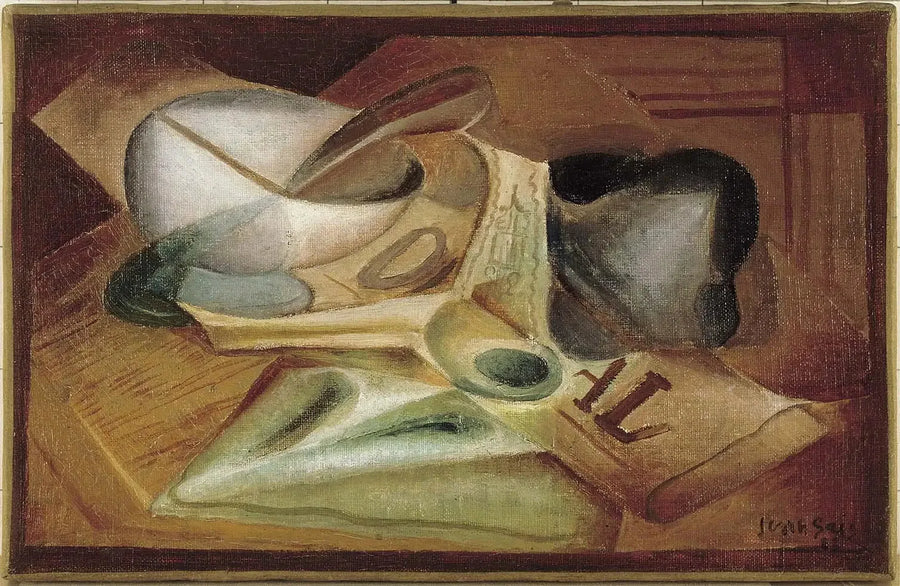 Il pacchetto di tabacco - Juan Gris