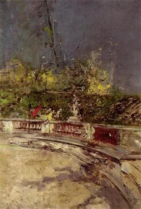 Il ombrello rosso - Giovanni Boldini