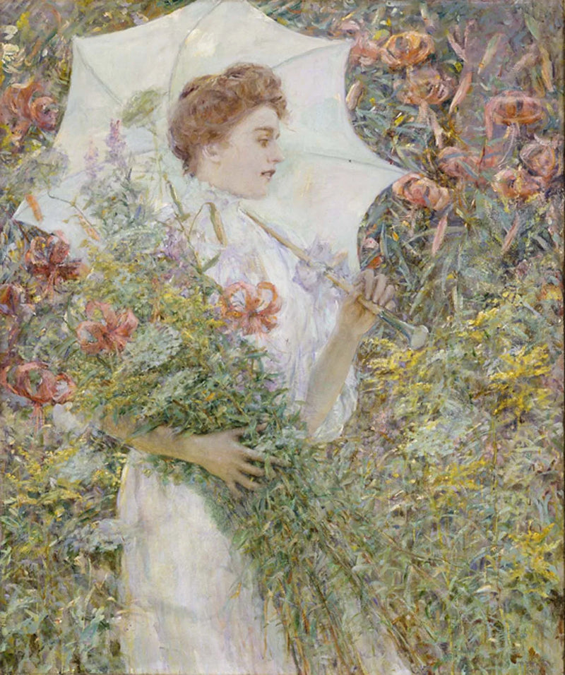 L'ombrellone bianco - Robert Lewis Reid