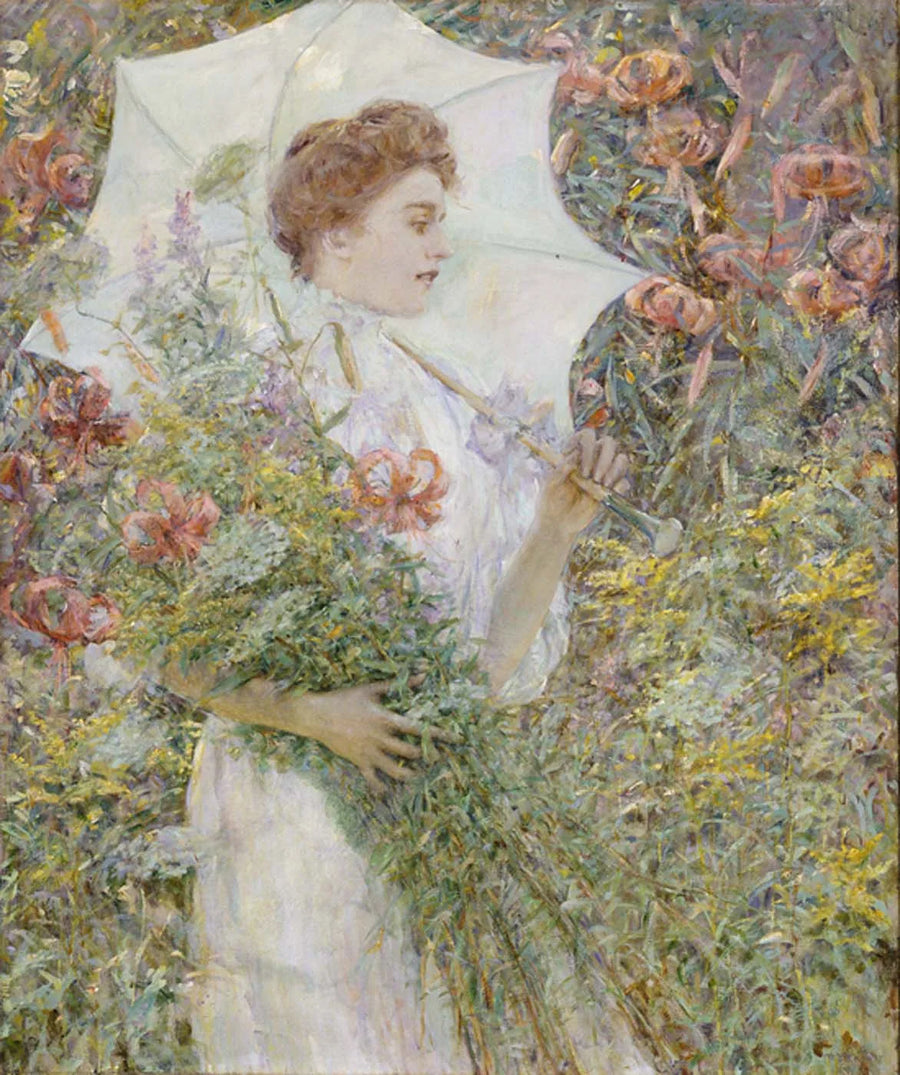 L'ombrellone bianco - Robert Lewis Reid