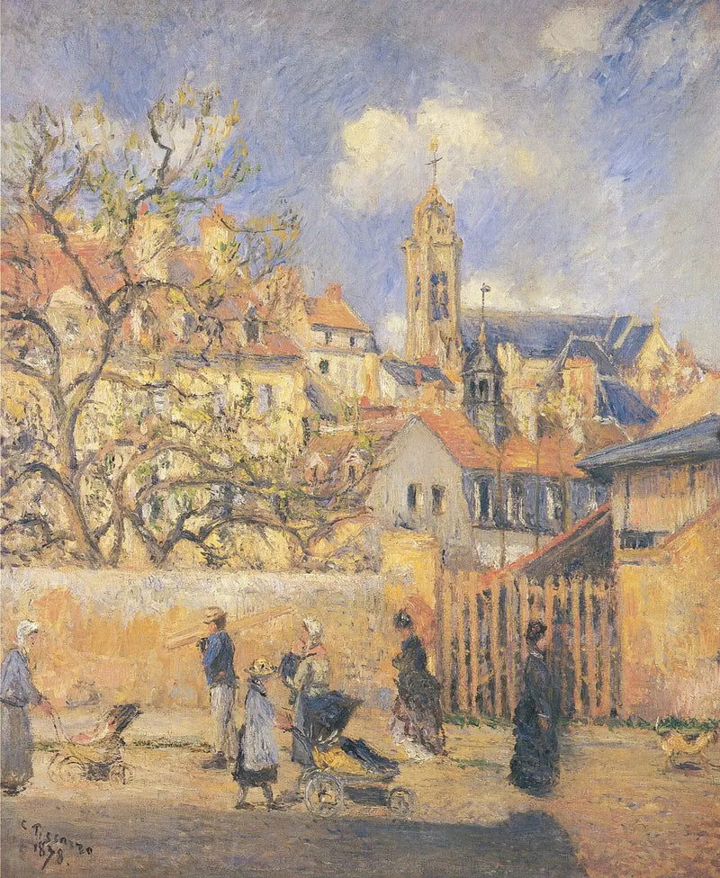Il Parco delle Carrette, Pontoise - Camille Pissarro
