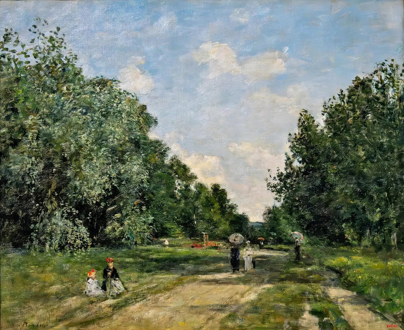 Il Parco Cordier a Trouville - Eugène Boudin