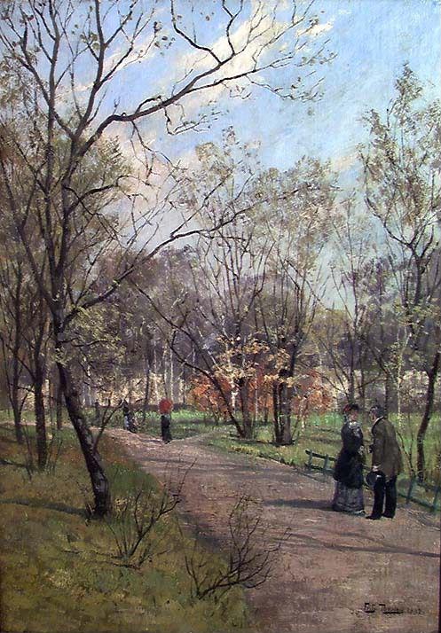 Il Parco del Palazzo Reale, Oslo - Frits Thaulow
