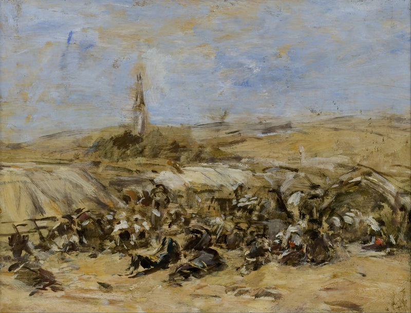 Il Perdono di Santa Anna La Palud - Eugène Boudin