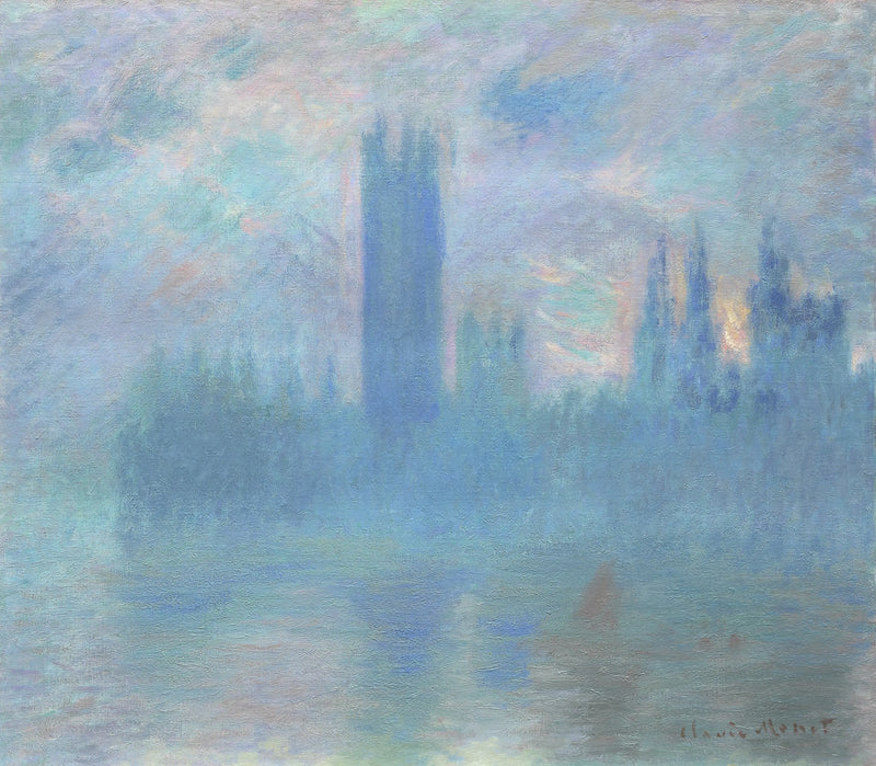 Il Parlamento di Londra - Claude Monet
