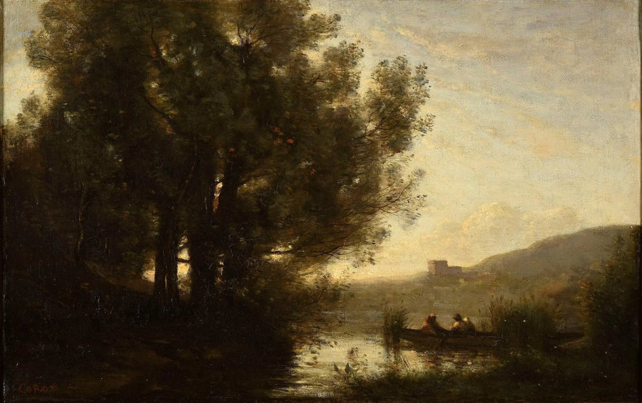 Il Passaggio del fiume - Jean-Baptiste Camille Corot