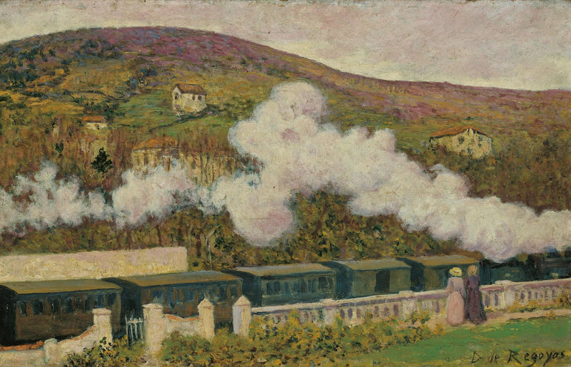 Il passaggio del treno - Dari��o de Regoyos
