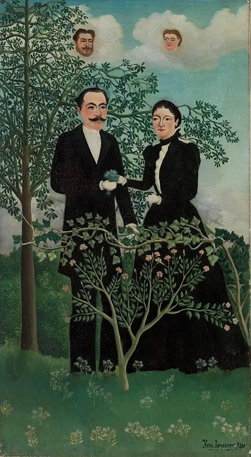 Il passato e il presente - Henri Rousseau