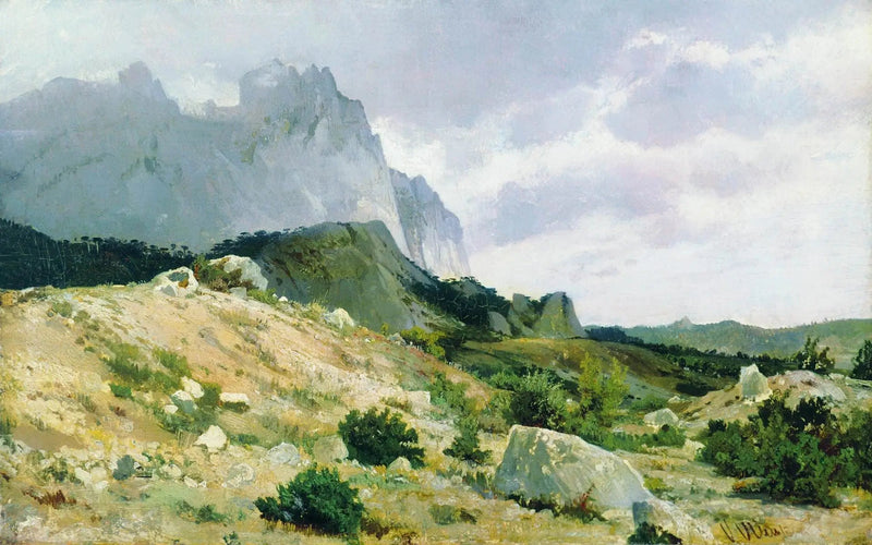 Il paesaggio roccioso - Ivan Chichkine