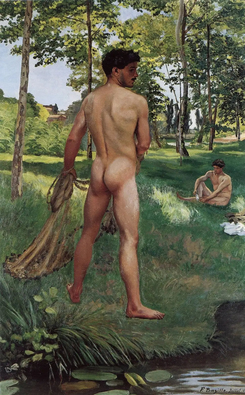 Il Pescatore con l'astore - Frédéric Bazille