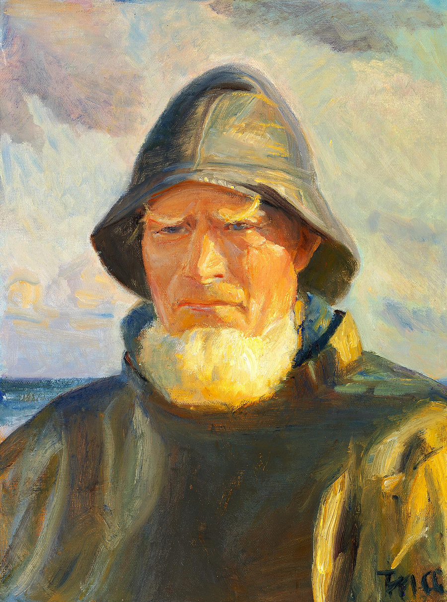 Il pescatore di Skagen Lars Kruse. (3) - Michael Peter Ancher