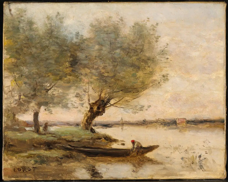 Il pescatore - Jean-Baptiste Camille Corot