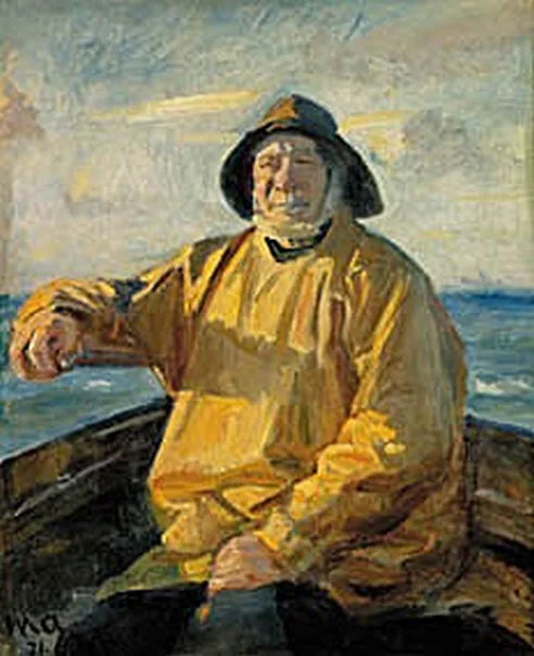Il pescatore Lars Andersen. -Michael Peter Ancher