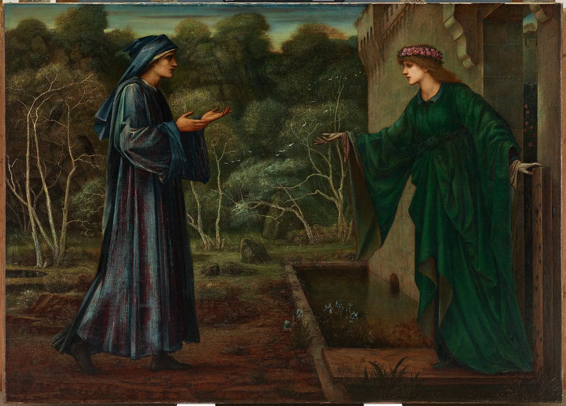 Il pellegrino alla porta dell'ozio - Edward Burne-Jones