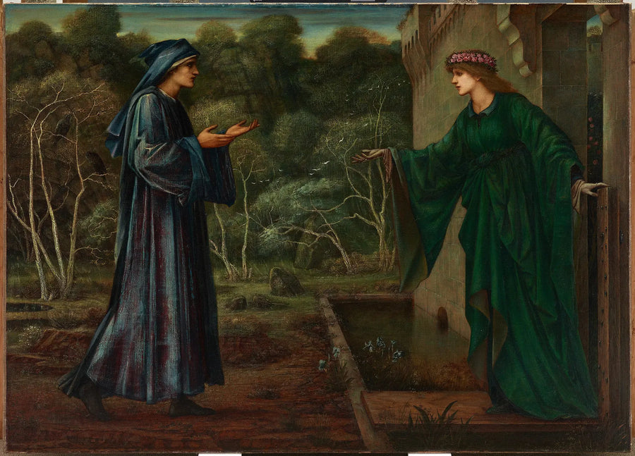 Il pellegrino alla porta dell'ozio - Edward Burne-Jones