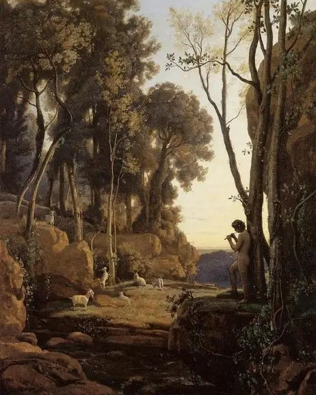 Le Petit Berger - Jean-Baptiste Camille Corot - Alpha Reproduction
