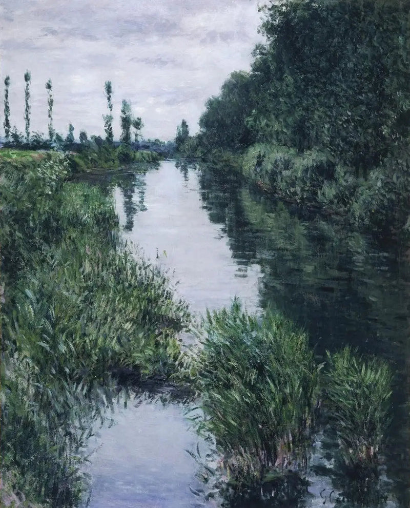 Il piccolo braccio della Senna ad Argenteuil - Gustave Caillebotte
