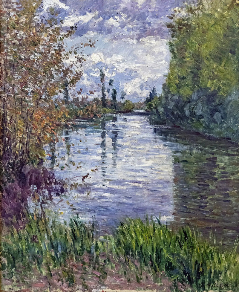 Il Piccolo braccio della Senna in autunno - Gustave Caillebotte