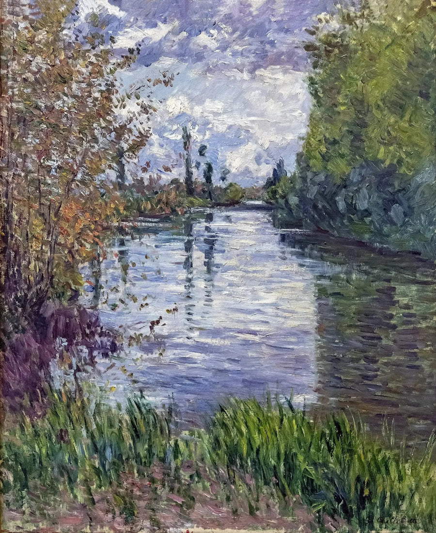 Il Piccolo braccio della Senna in autunno - Gustave Caillebotte